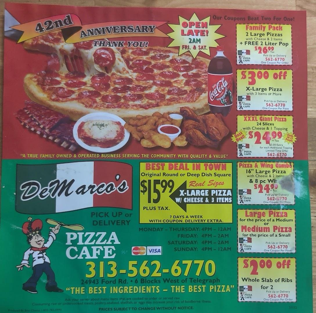 DeMarco's Pizza Cafe