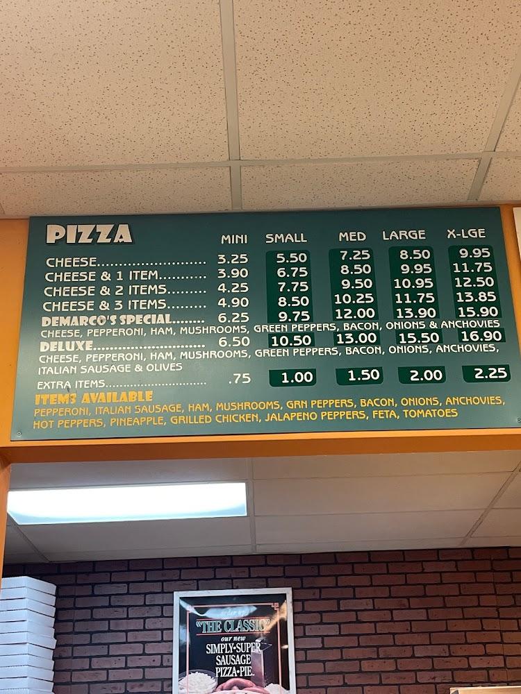 DeMarco's Pizza Cafe Menu image 3